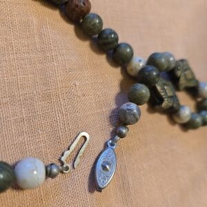 Loaves & Fishes Carved Wooden Cross